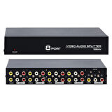 POWERMASTER PM-4832 8 PORT VIDEO AUDIO DAĞITICI (1024X768-85HZ)