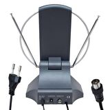 POWERMASTER DT-101 UHF-VHF RENKLİ ELEKTRİKLİ TV  FM ÜSTÜ ANTEN