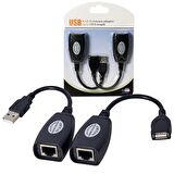 POWERMASTER PM-13083 USB RJ 45 50 METRE UZATMA KABLOSU EXTENDER