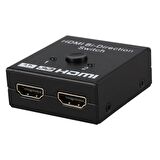 POWERMASTER PM-19903 4K2K 2 PORT ÇİFT YÖNLÜ HDMI BİRLEŞTİRİCİ VE DAĞITICI