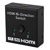 POWERMASTER PM-19903 4K2K 2 PORT ÇİFT YÖNLÜ HDMI BİRLEŞTİRİCİ VE DAĞITICI