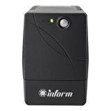 Inform Guardian 600VA UPS Kesintisiz Güç Kaynağı 7-20 Dk 1x7ah 220 Volt 6 Saate Kadar Şarj Ömrü Korumalı