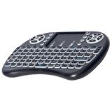 Hello Kablosuz Şarjlı Mini Klavye Dokunmatik Mouse HL-19485