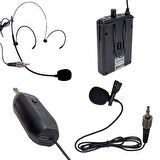 MAGICVOICE MV-19601 UHF KABLOSUZ BLUETOOTH YAKA MİKROFON