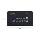 POWERMASTER PM-9066 USB 2.0 SD-MMC-MICRO SD 4IN1 ÇOKLU KART OKUYUCU