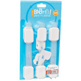 Powermaster PM-19330 Dolap Çekmece Kilitli Kemer 6 lı Set Çocuk Bebek Güvenlik Eşya Sabitleyici