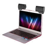 Ayt Magicvoice MV-19294 Mini 1+1 Usb Laptop Notebook Hoparlör 2x3 Watt Pc Bilgisayar Yanı Hoparlör