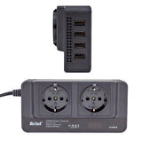 POWERMASTER PM-19827 12 VOLT - 200 WATT 4 USBLİ DİJİTAL ÇAKMAKTAN POWER INVERTER