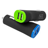 POWERMASTER PM-2405 ÇİFT USBLİ 2.1 AMPER ARAÇ ÇAKMAKLIK ŞARJ ALETİ