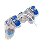 Powermaster UCOM-704 Double Shock Şeffaf Işıklı Joypad Oyun Kolu
