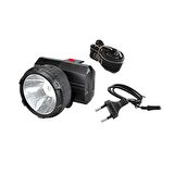 POWERMASTER YAJIA YJ-1836 1 LEDLİ ŞARJLI KAFA FENERİ