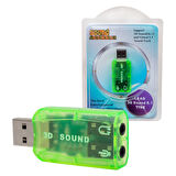Powermaster 5.1 Kanal Usb 2.0 Ses Kartı Mikrofon Hoparlör Destekli Usb Ses Çıkışına Dönüştürücü Çevirici