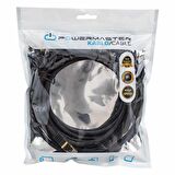 CAT7 KABLO 5 METRE SİYAH POWERMASTER PMCAT75