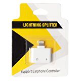 POWERMASTER PM-18853 IPHONE ŞARJ VE KULAKLIK ÇOKLAYICI ÇEVİRİCİ ADAPTÖR JACK