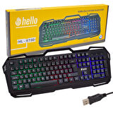 Hello Hl-4730 Kablolu Oyuncu Gaming Klavye