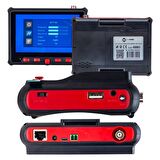 MAGBOX MG-4880 AHD+TVI+CVI+CVBS 8 MP DESTEKLİ 5 LCD EKRANLI KAMERA TEST CİHAZI