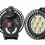 Powermaster Pilli Şarjlı Süper Parlak 3 Modlu Uzun Menzilli Taşınabilir El Feneri Işıldak MX-W869A 
