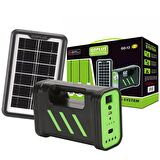 POWERMASTER GD-12 SOLAR PANELLİ 3 AMPULLÜ SET AKÜLÜ SOLAR IŞILDAK FENER