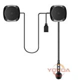 POWERMASTER PM-14283 BLUETOOTHLU ŞARJLI KASK İÇİ MOTOSİKLET HOPARLÖR VE MİKROFON SETİ