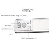 Powermaster SD-333 USB'li Hareket Sensörlü 23 Cm Ledli Lamba