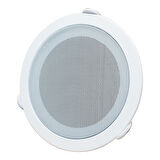 MAGICVOICE MV-6695 12 CM 6 WATT [DELİK ÇAPI 15 CM) METAL KASA TRAFOLU ALÇIPAN HOPARLÖR BEYAZ