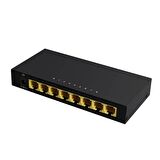 POWERMASTER 8 PORT 1000MBPS GIGABIT ETHERNET SWITCH HUB