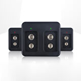 POWERMASTER SİYAH 2X9 VOLT PİL ŞARJ CİHAZI