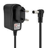 POWERMASTER PM-16739 3 VOLT - 1 AMPER 5.5*2.5 UÇLU PLASTİK KASA PRİZ TİPİ ADAPTÖR