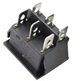 TEKLİ SOBA ANAHTARI GENİŞ IŞIKLI 6 PİN ON-OFF IC-105