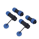 SD16 SU GEÇİRMEZ 2 PİN ERKEK-DİŞİ 16 MM KONNEKTÖR TAKIMI