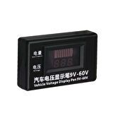 Powermaster 9-60V Otomotiv LCD Dijital Devre Test Cihazı Gerilim Ölçer Akü Test Cihazı