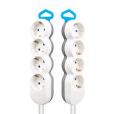 Vea VE-2S4N 4 Lü 1.5 Metre Kablolu Grup Priz Uzatma Kablosu 3680 Watt 16 Amper
