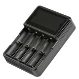 Powermaster 4 Amper 4.2 Volt Pil Şarj Cihazı Li-on Pil Şarj Cihazı 26650 18650 18350 14500 AA AAA SC C NİMH NİCD