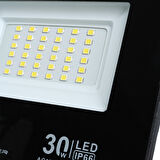 POWERMASTER PM-22585 30 WATT - 220 VOLT 6500K IP66 150* IŞIK AÇISI SİYAH SLİM KASA LED PROJEKTÖR