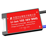 Ayt Daly Bms 10S 36V Deşarj 25A Şarj 10A Balanslı Pil Koruma Modülü