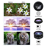 Ayt Powermaster PM-25951 Telefon Kamera 6 lı Lens Kiti Cep Telefonu Kamera Lensi