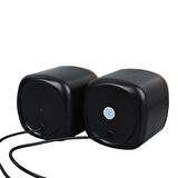 Magicvoice MV-24837 2X3 Watt Aux Multimedia Mini USB Speaker - Hoparlör