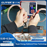 Ayt Glitter 811H Şarjlı Pil Profesyonel Bakır Nikel Punta Kaynak Makinesi 36KW 42KW 7000A Pil Punto Makinası