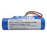 Ayt Powermaster PM-24803 3.6 Volt 2600 Mah Soketli Beko Yazar Kasa Pos Pili VPS906R
