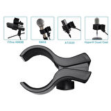 Ayt Powermaster PM-26937 Mikrofon Standı Klipsi Plastik Yaylı 3-6 CM Mikrofon Tutucu Tutacağı