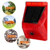 Ayt Powermaster PM-26957 Mikrofonlu Sesli Hayvan Kovucu Alarm Cihazı Solar Güneş Enerjili Panelli Vahşi Hayvan Kovacağı