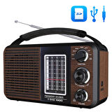 MagicVoice USR11 Analog Portatif Radyo FM-USB-SD/MMC-AUX (88-108 FM Frekans Aralığı)