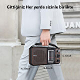 MagicVoice USR11 Analog Portatif Radyo FM-USB-SD/MMC-AUX (88-108 FM Frekans Aralığı)