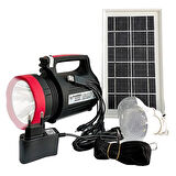 Powermaster YJ-1908TSYK 10 Watt 22 Smd Ledli Solar Panelli 3 Ampullü Usb-Mp3-Radyo Destekli Solar Fener