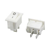 Ayt IC-120B Mini Işıksız On Off 2 Pin Anahtar Beyaz Aç Kapa Buton Düğme 2.5x1.7 Mm