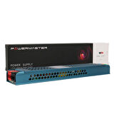 Ayt Powermaster PM-26831 12 Volt 12.5 Amper 150 Watt Slim Metal Kasa Adaptör 238X50x23mm