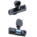 Ayt Powermaster PM-27086 3.16 İnç Tfr Ekran GPS'li 3 Kameralı 4K Görüntülü Oto Araç Kamerası Yol Kayıt Kamerası