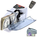 Ayt Powermaster Pm-27184 Taşınabilir DC 5V Mini Uv Işık Para Sayma ve Kontrol Makinesi Sah te Para Ayırabilen