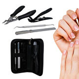 Sunup SN-27098 Paslanmaz Çelik 4İn1 Tırnak Bakım Seti