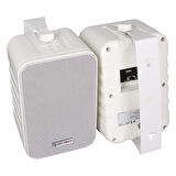 Magicvoice F-LHY4A 4" (10 CM) Hat Trafolu Duvar Tipi Sütun Hoparlör (10W RMS / 150W Peak - MP3 USB Uyumlu) Çiftli Takım Set - Beyaz